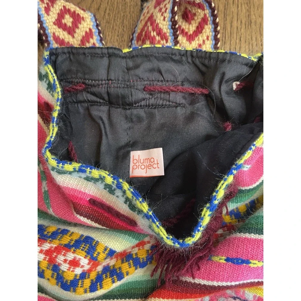 Bluma Project Backpack Women's Peru Drawstring‎ Bag Spring Statement